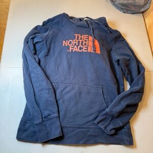 The North Face Navy and Orange Hoodie
